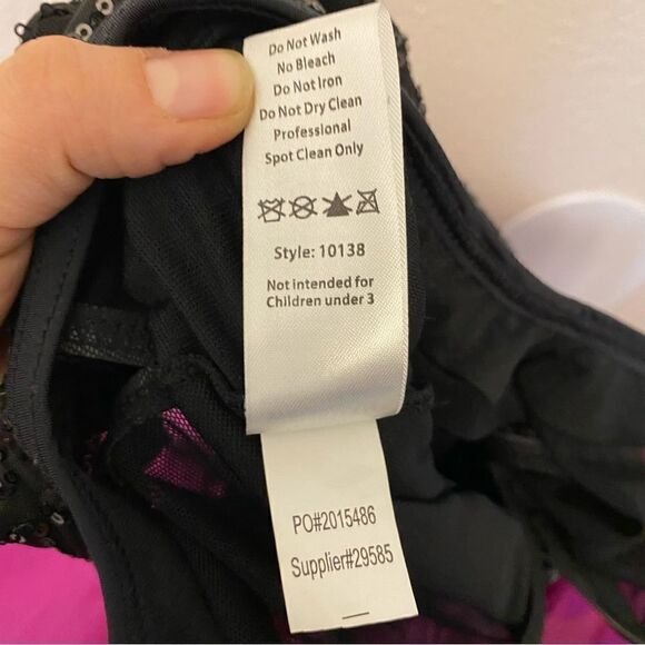 Weissman Dance costume hot pink tutu ballet jazz dress leotard ANNA SUN 10138 SC - Picture 7 of 11